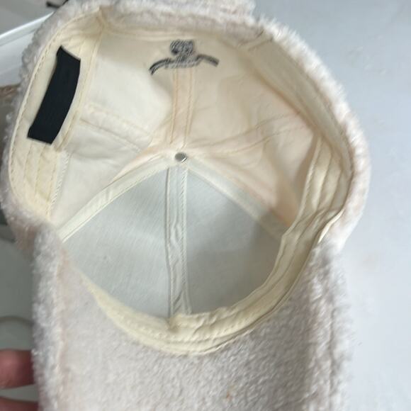 Authentic Prada Cream Sherpa baseball hat Cap - Picture 5 of 6